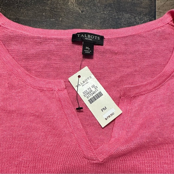 Talbots Hamptons Linen Sweater - Picture 4 of 5